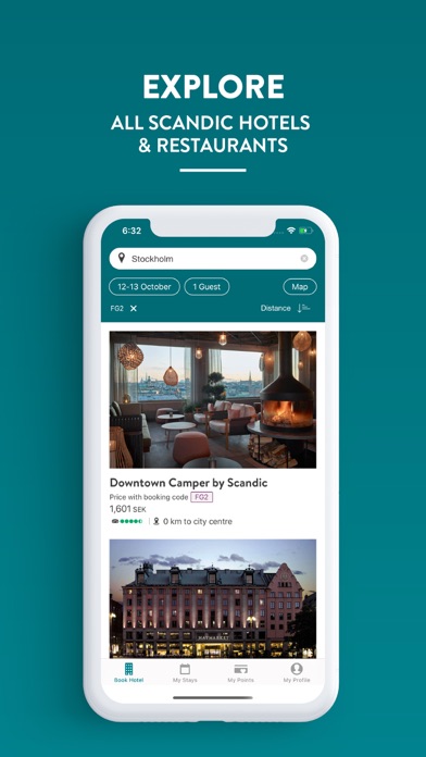 Scandic Hotels Screenshot