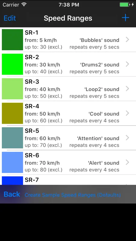 AudibleSpeed GPS Speed Monitor screenshot 4 of 5