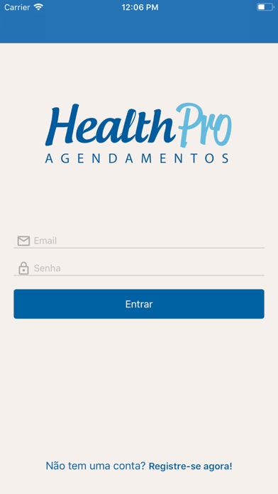 HealthPro Agendamentos Screenshot