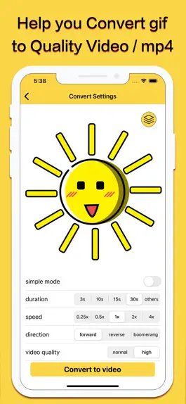 Game screenshot GIFConvert.er - gif to video mod apk