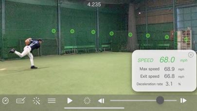 Baseball Speed Gun App Screenshot