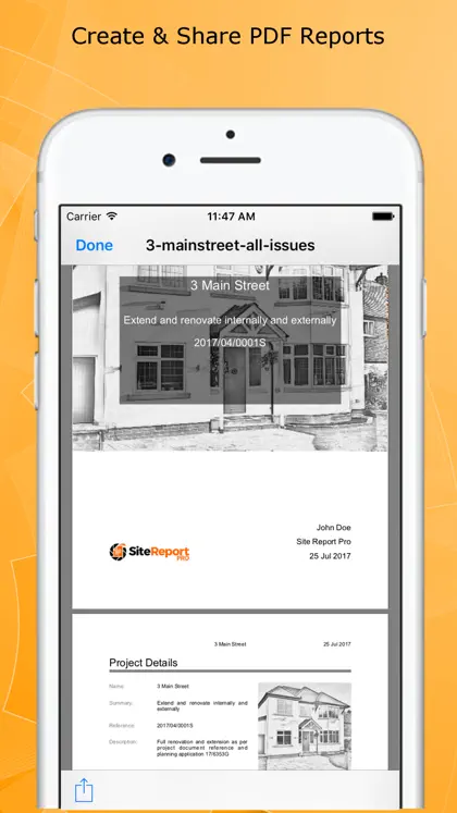 Captura 4 de 6 de Site Report Pro+ Punchlist App