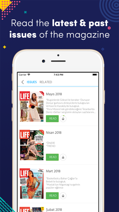 Screenshot #1 pour Istanbul Life Dergisi
