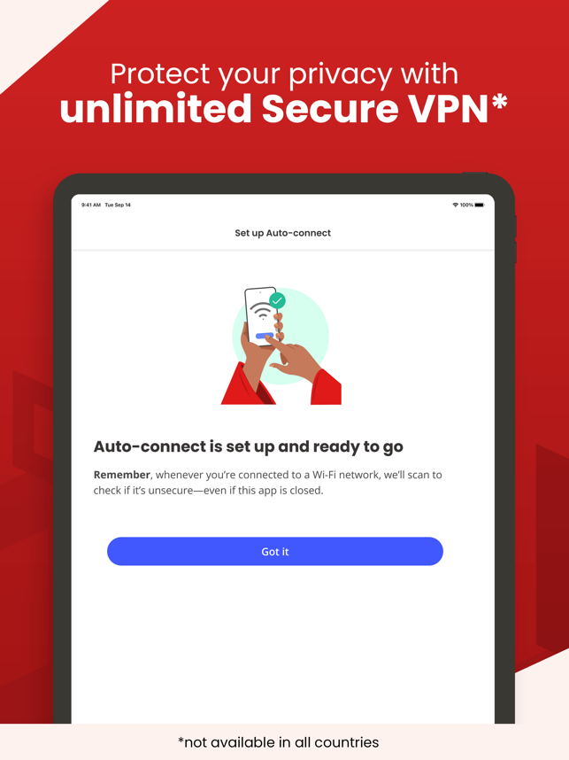 ‎McAfee Security: Privacy & VPN Screenshot