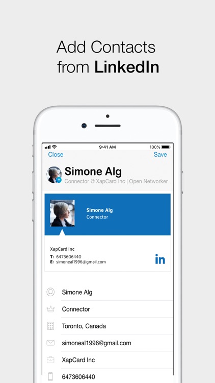 XapCard Business Cards screenshot-5