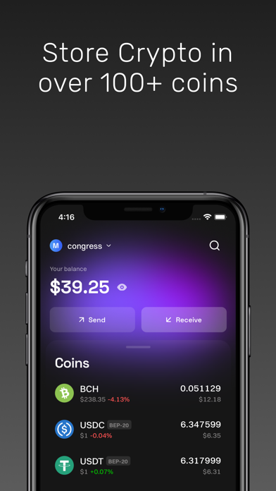 Enigma - Crypto Wallet Screenshot
