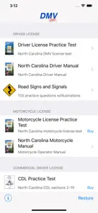 North Carolina DMV Test Prep screenshot #1 for iPhone