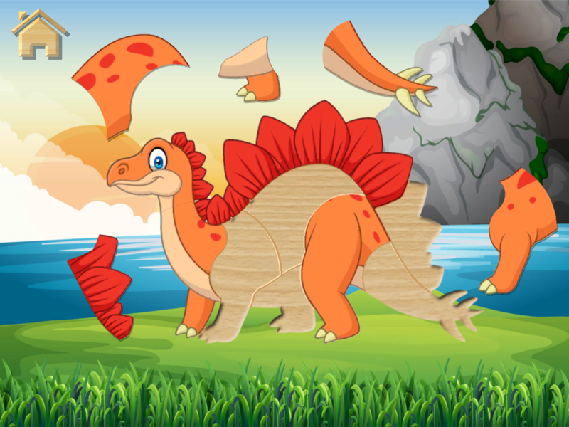 Dino Puzzle - childrens games official gameplay screenshot 2