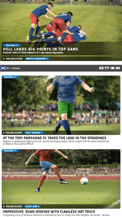ONLINELEAGUE.co.uk - Football Screenshot