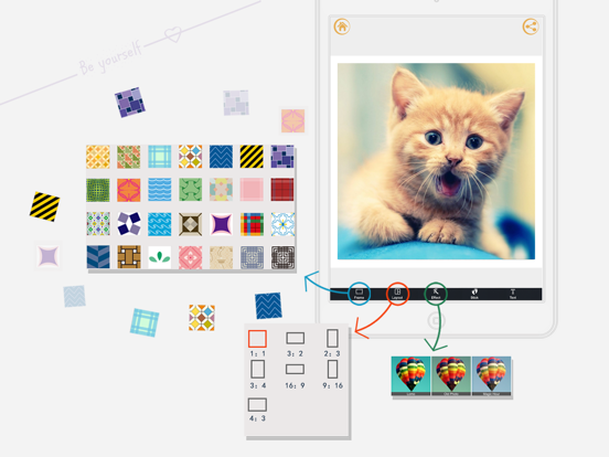 Pic-Artist Collage iPad screenshot 4 - Utilities app