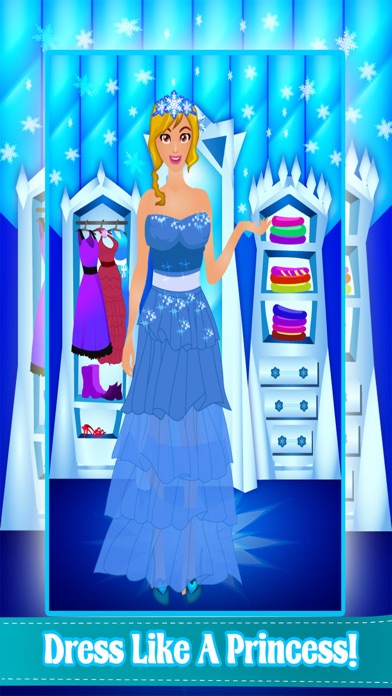 Screenshot #2 pour Ice Movie Frozen Princess Game