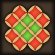 Hard Wood Puzzle. Square