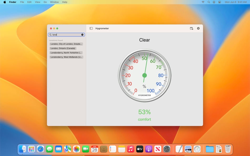 #3. Hygrometer - Check humidity (macOS) 由: LionsApp di Nallbati Elton