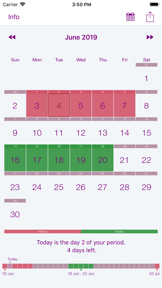 My Period Calendar screenshot