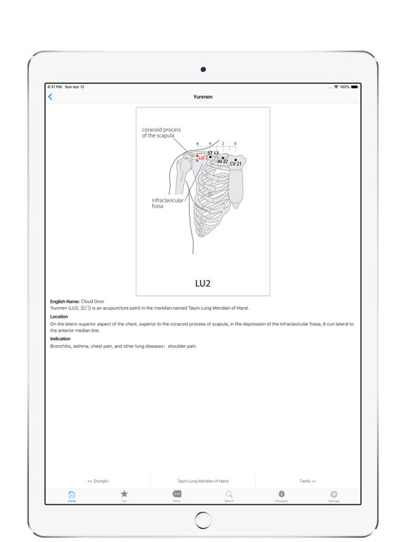 Screenshot #6 pour Acupuncture Points, cool index