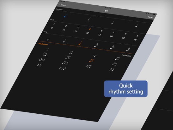 Metronome Plus - Beat & Tempo iPad screenshot 4 - Music app