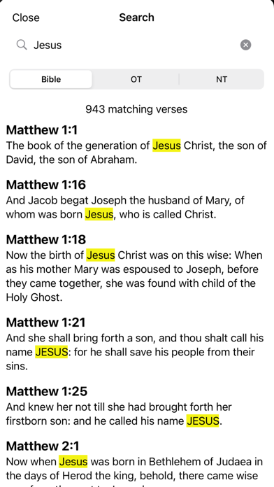 The Bible. Screenshot