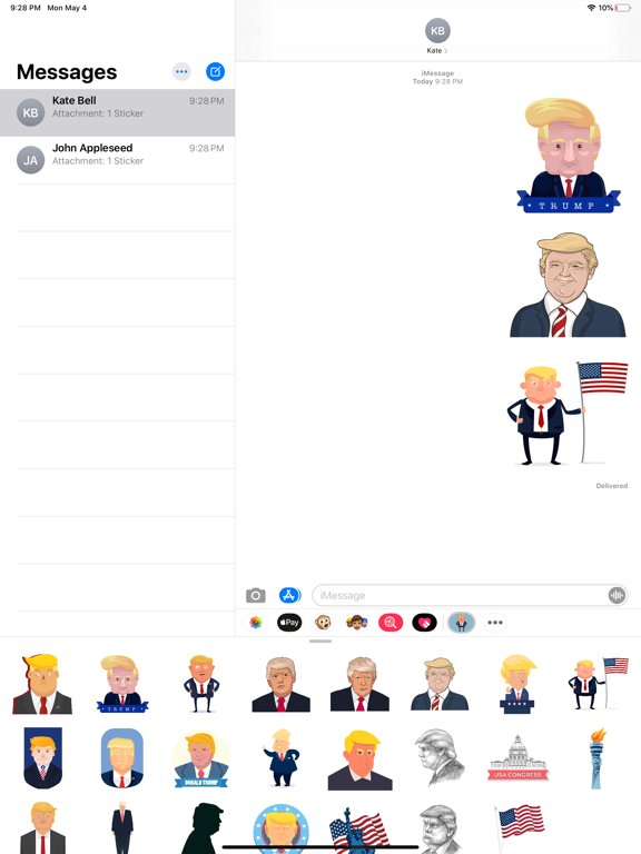 Screenshot #5 pour Donald Trump Emotions Stickers