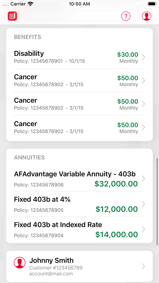 #4. AFmobile® (iOS) 由: American Fidelity Assurance Company