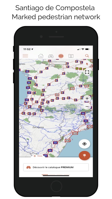 SityTrail+ GPS hike bike ski Screenshot