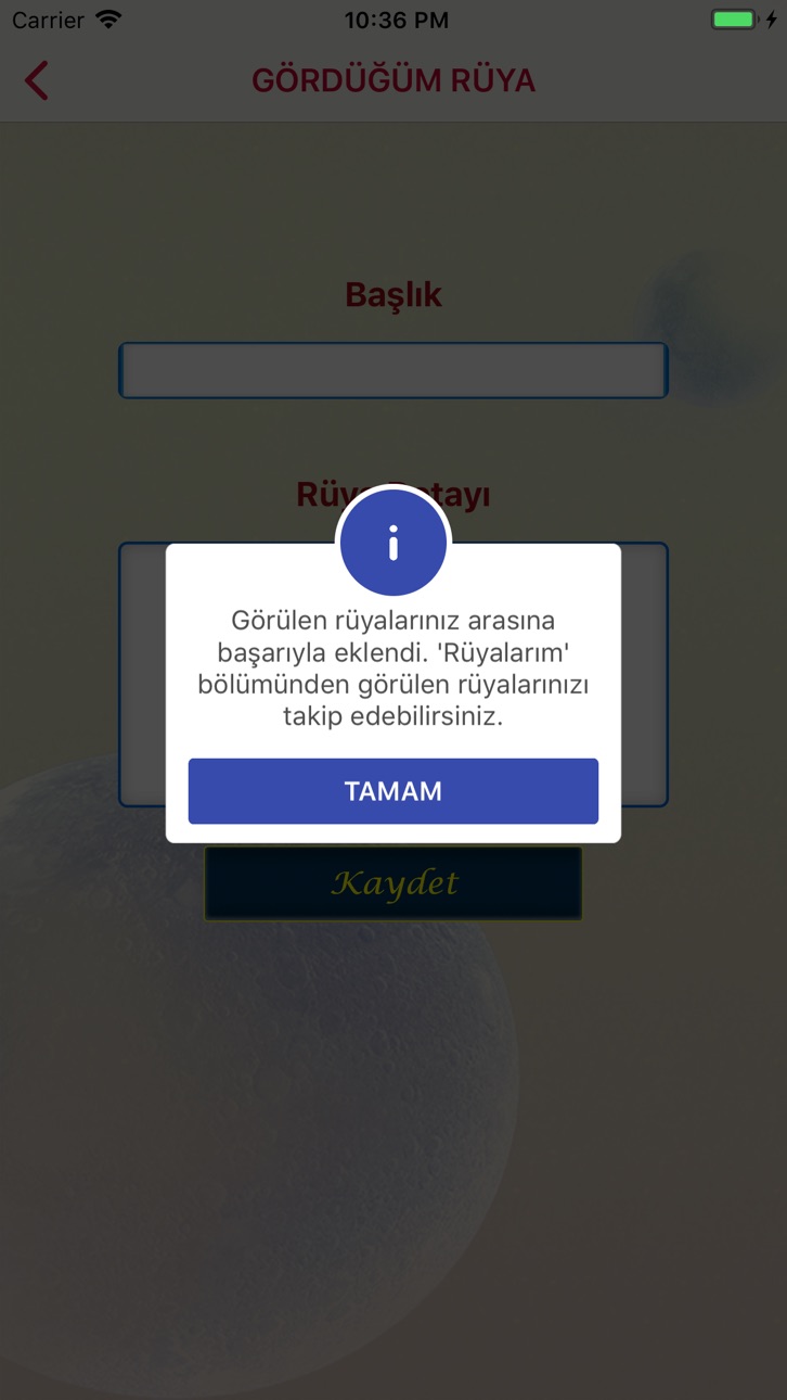 iPhone screenshot