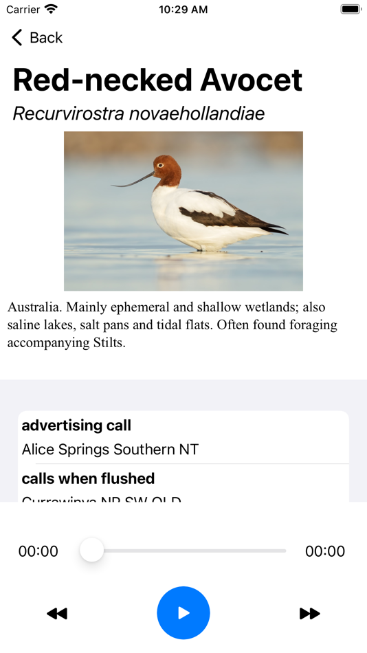 #4. Stewart Australian Bird Calls (iOS) Podle: mydigitalearth.com