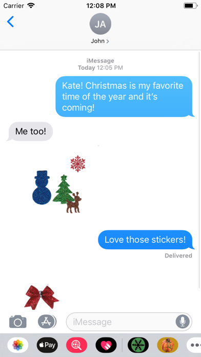Christmas Stickers by Angelo Screenshot