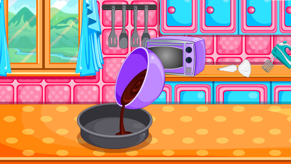 #5. Baking black forest cake games (iOS) By: Les Placements R.A. Inc.