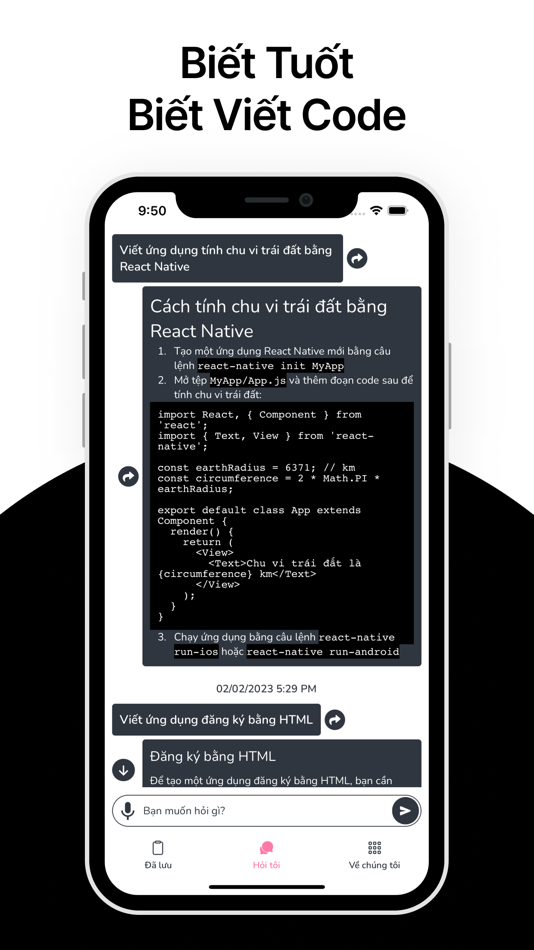 #1. Biết Tuốt - Chat AI (iOS) By: Truong Van Truong