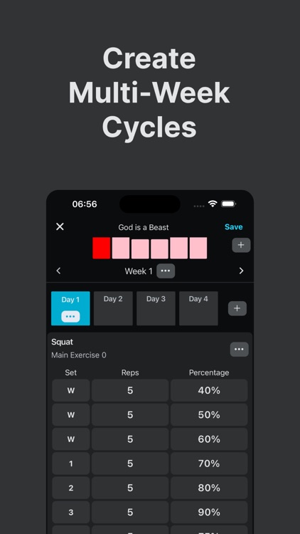 KeyLifts - 531 Workout Log screenshot-0