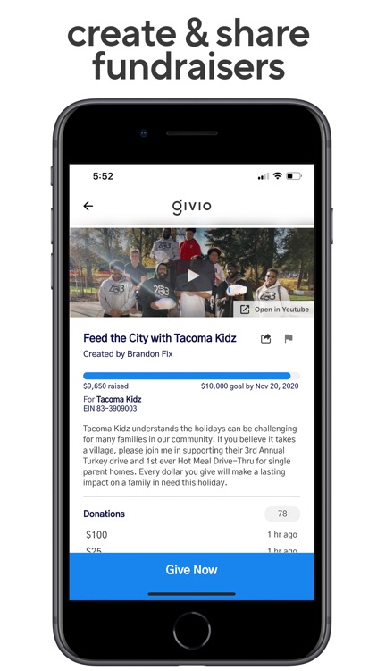 Givio - The Giving App screenshot-5