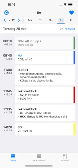 Game screenshot Skolschema – enkelt, smidigt apk