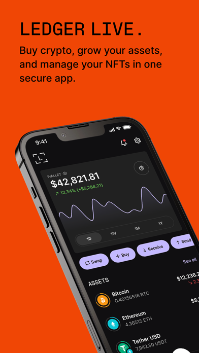 Ledger Live: Crypto & NFT App Screenshot