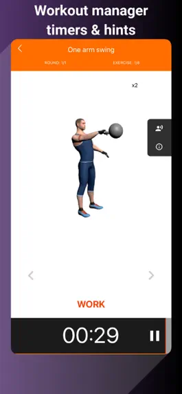 Game screenshot Kettlebell workout for home mod apk