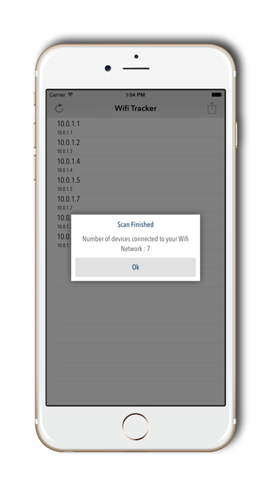 Wifi Tracker counter Screenshot