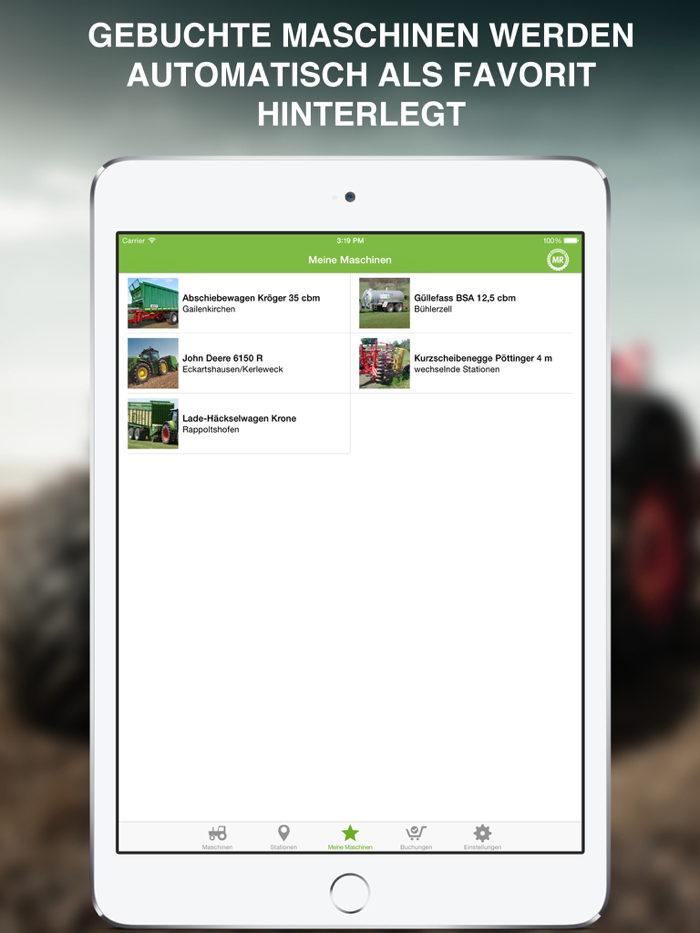 Mietmaschinen MR-MIHO