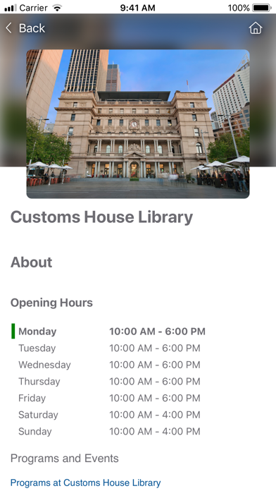 City of Sydney Library Screenshot