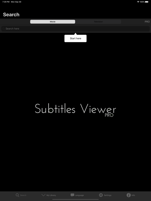 ‎Subtitles Viewer PRO Screenshot