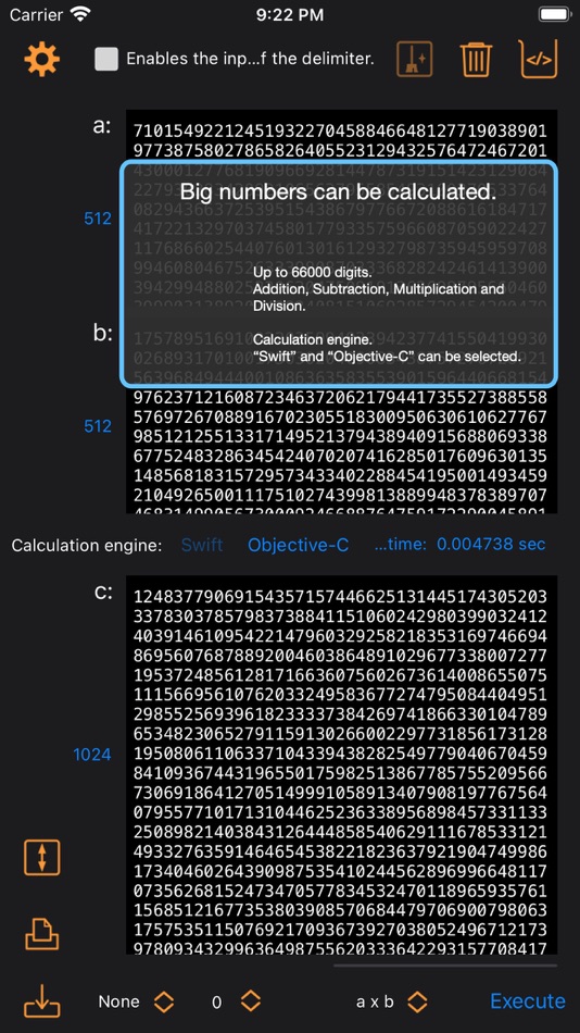 #1. Big Number Calculator+ (iOS) 由: Kunio Takeuchi