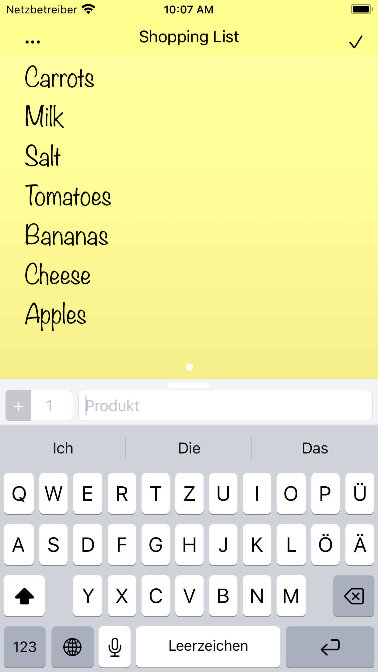 ShopList simple