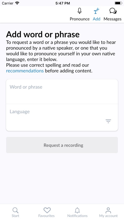 Forvo Pronunciation screenshot-4