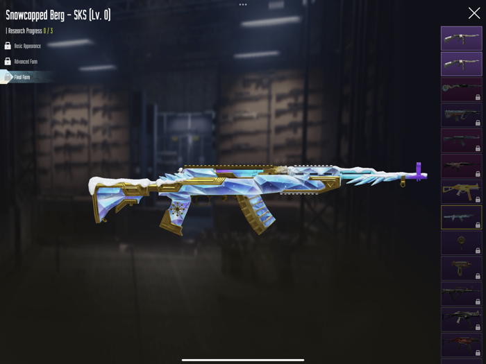 Crate simulator for PUBGM