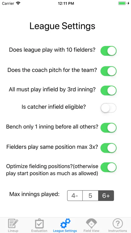 Lineup Assistant screenshot 4 of 7