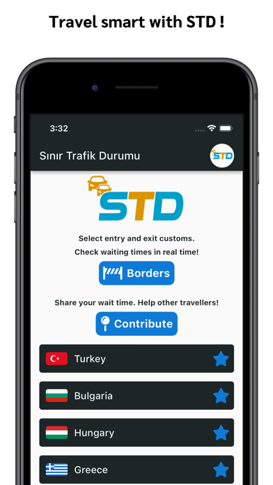 STD Sınır Trafik Durumu Screenshot 1 - AppWisp.com STD Sınır Trafik Durumu Screenshot 1 - AppWisp.com