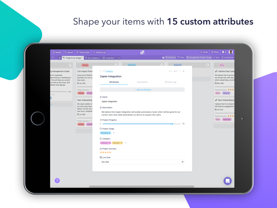 Infinity — Organize, your way. iPad screenshot 4 - Productivity app
