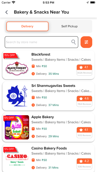 Zaaroz Food Ordering App Screenshot