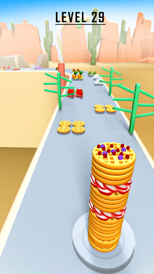 #8. Pancake Stack - Cake run 3d (iOS) By: Adnan Sohail