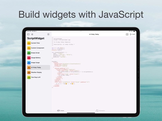 Screenshot #1 for ScriptWidget