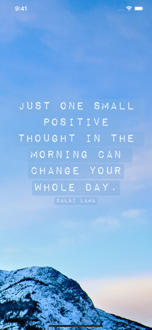 ‎Daily Quote - Positive quotes Screenshot