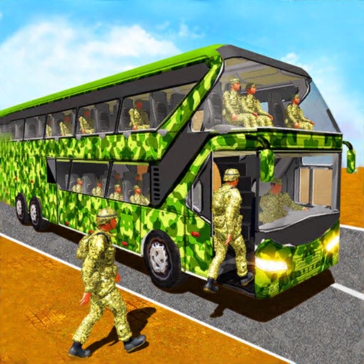 US Army Coach Bus Driving Sim